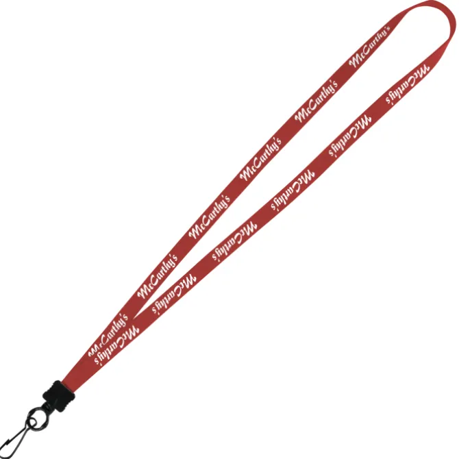 Lanyard - 5/8 inches - 34 inches - Metal Swivel Snap Hook - 24 hr
