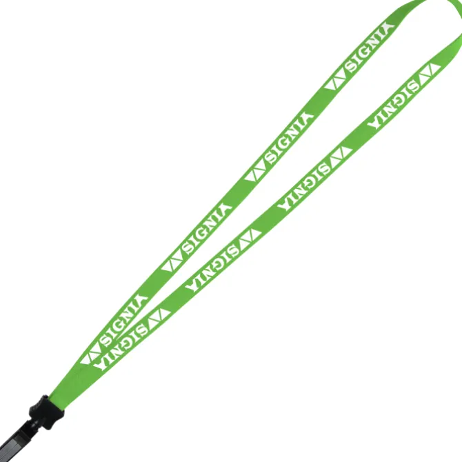 Lanyard - 5/8 inches - 32 inches - Plastic Bulldog Clip