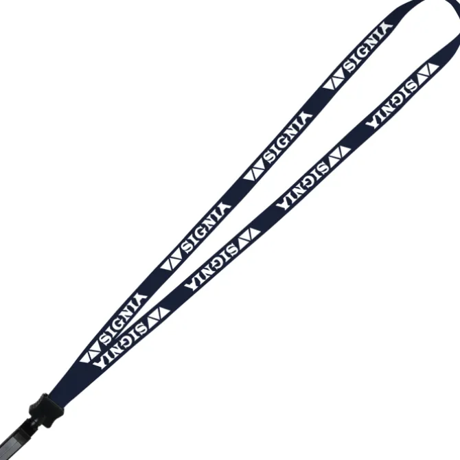 Lanyard - 5/8 inches - 36 inches - Plastic Bulldog Clip