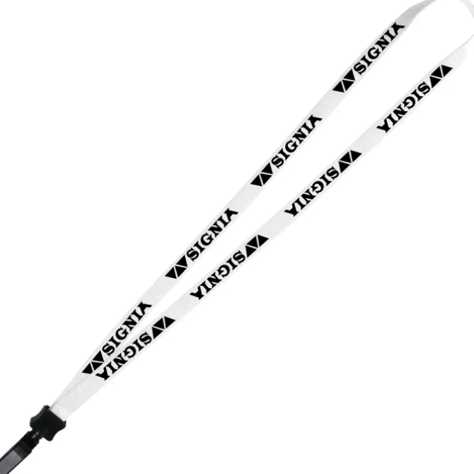 Lanyard - 5/8 inches - 36 inches - Plastic Bulldog Clip
