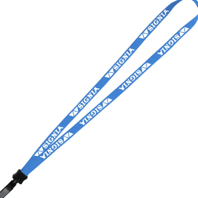 Lanyard - 5/8 inches - 36 inches - Plastic Bulldog Clip