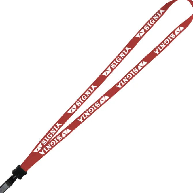Lanyard - 5/8 inches - 36 inches - Plastic Bulldog Clip