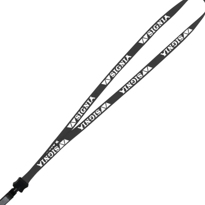 Lanyard - 5/8 inches - 34 inches - Plastic Bulldog Clip - 24 hr
