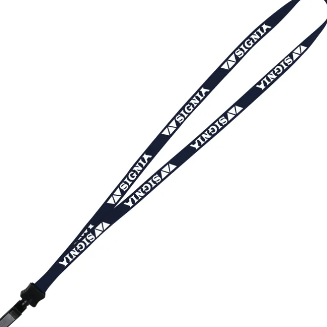 Lanyard - 5/8 inches - 36 inches - Plastic Bulldog Clip - 24 hr