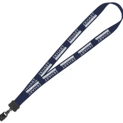 Lanyard - 7/8 inch - 36 inches - Large Metal Bulldog Clip - 24 hr