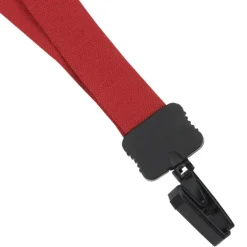 Lanyard - 7/8 inch - 36 inches - Plastic Bulldog Clip
