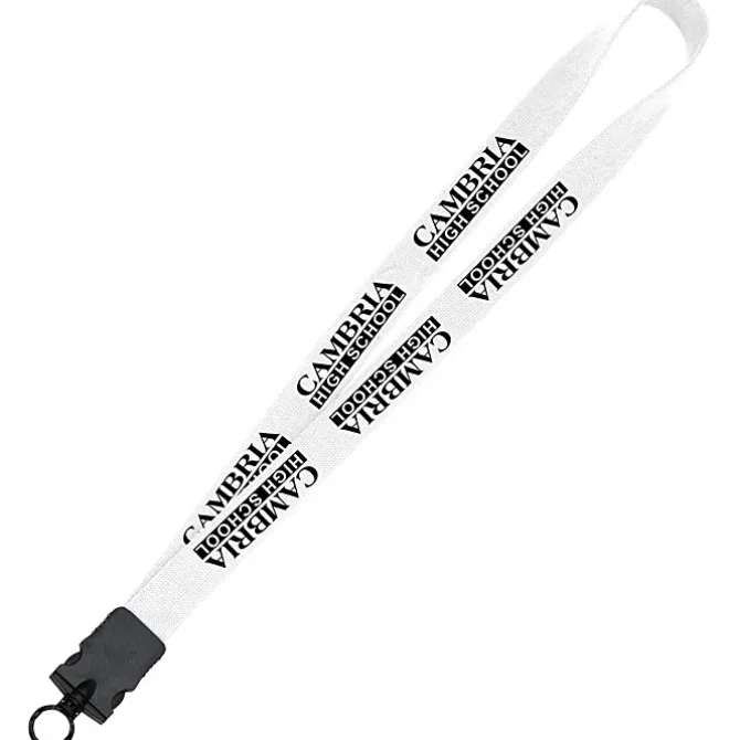 Lanyard - 7/8 inch - 34 inches - Snap Buckle Release - 24 hr