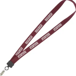 Lanyard - 7/8 inch - 34 inches - Snap with Metal Bulldog Clip