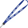 Lanyard - 7/8 inch - 34 inches - Snap with Metal Bulldog Clip - 24 hr