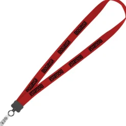 Lanyard - 7/8 inch - 34 inches - Snap with Metal Bulldog Clip - 24 hr
