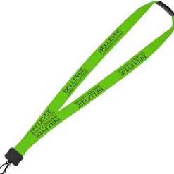 Lanyard with Neck Clasp - 7/8 inches - 32 inches - Plastic Swivel Snap Hook