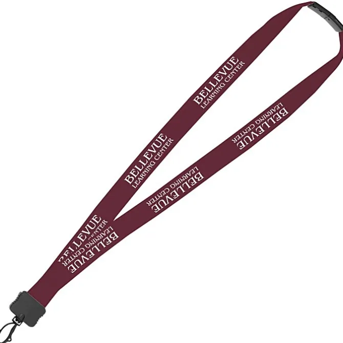 Lanyard with Neck Clasp - 7/8 inches - 32 inches - Plastic Swivel Snap Hook