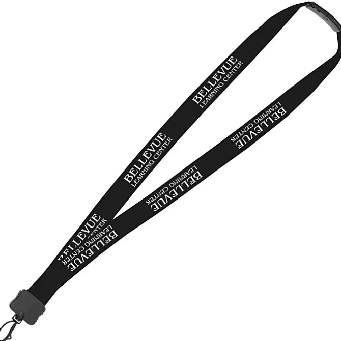 Lanyard with Neck Clasp - 7/8 inches - 32 inches - Plastic Swivel Snap Hook
