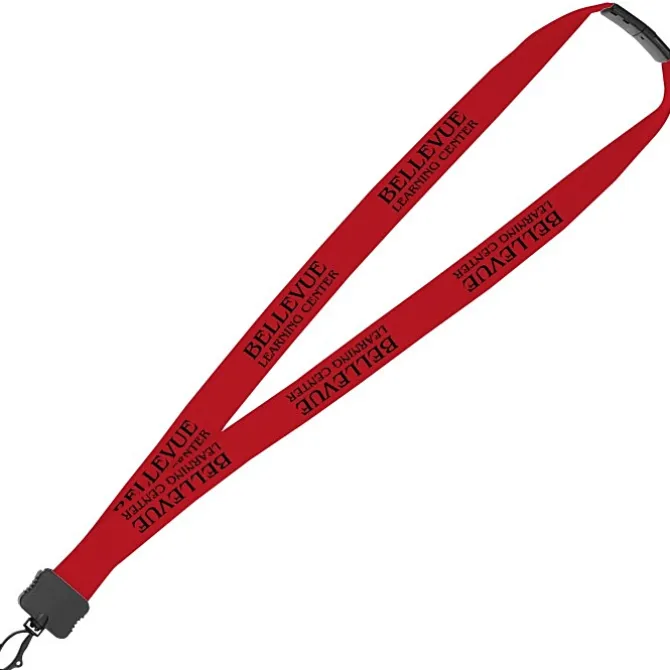 Lanyard with Neck Clasp - 7/8 inches - 32 inches - Plastic Swivel Snap Hook