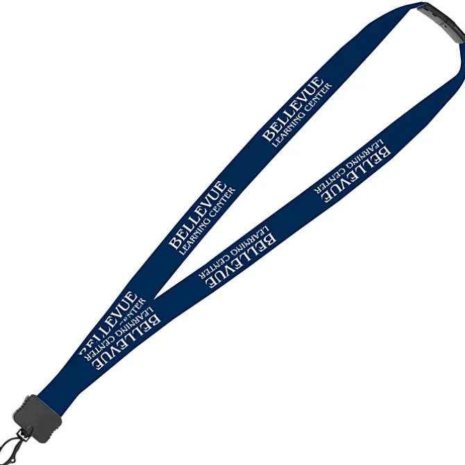Lanyard with Neck Clasp - 7/8 inches - 32 inches - Plastic Swivel Snap Hook