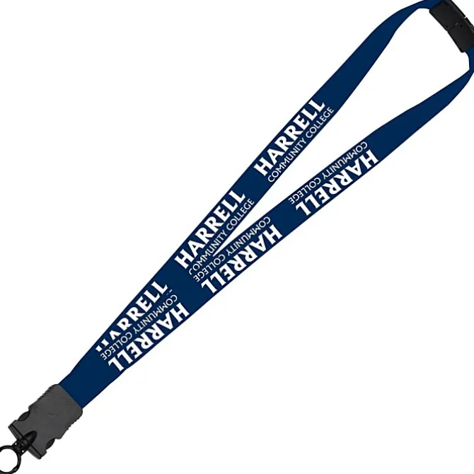 Lanyard with Neck Clasp - 7/8 inches - 32 inches - Snap Buckle Release