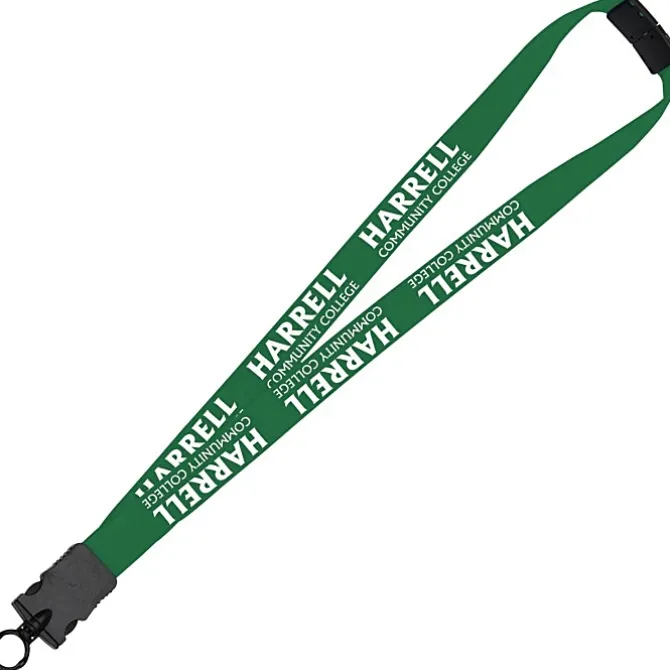 Lanyard with Neck Clasp - 7/8 inches - 32 inches - Snap Buckle Release