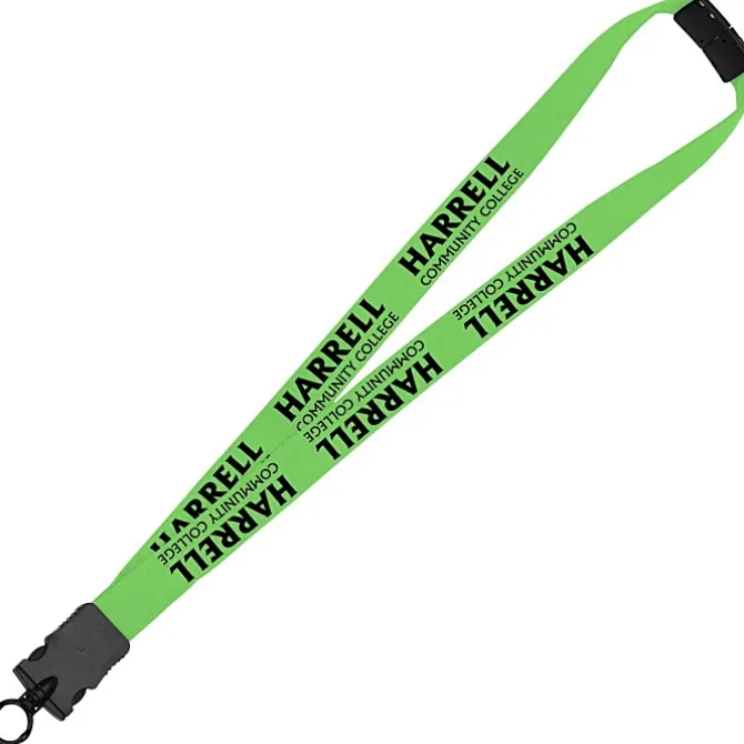 Lanyard with Neck Clasp - 7/8 inches - 32 inches - Snap Buckle Release