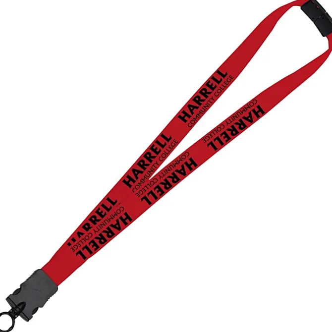 Lanyard with Neck Clasp - 7/8 inches - 32 inches - Snap Buckle Release
