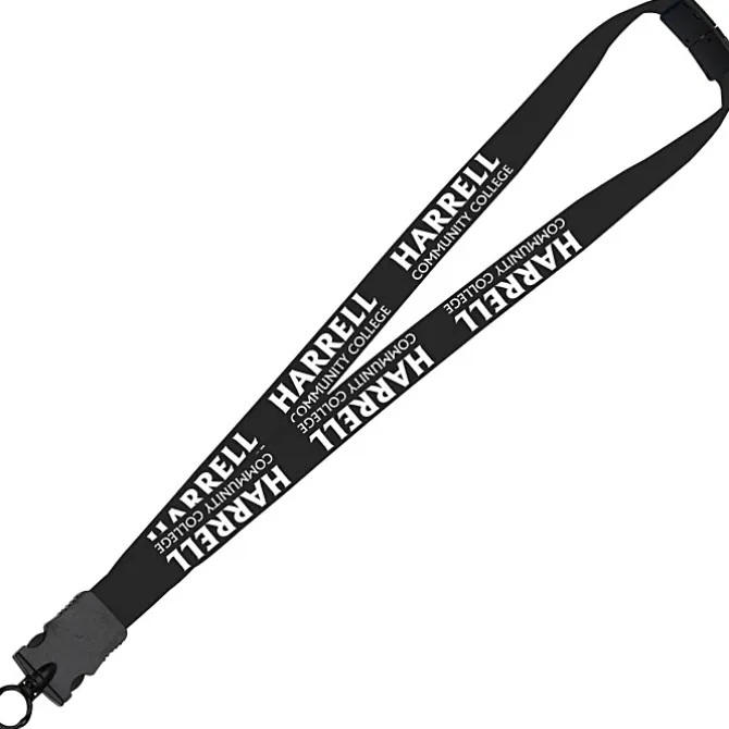 Lanyard with Neck Clasp - 7/8 inches - 32 inches - Snap Buckle Release