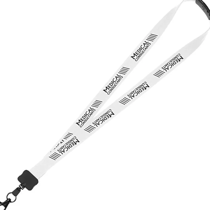 Lanyard with Neck Clasp - 7/8 inches - 32 inches - Large Metal Lobster Claw - 24 hr
