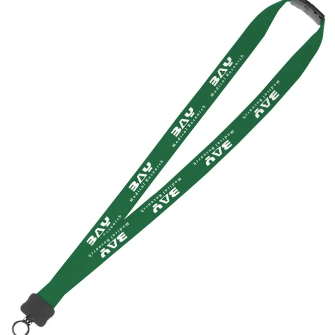 Lanyard with Neck Clasp - 7/8 inches - 32 inches - Plastic O-Ring