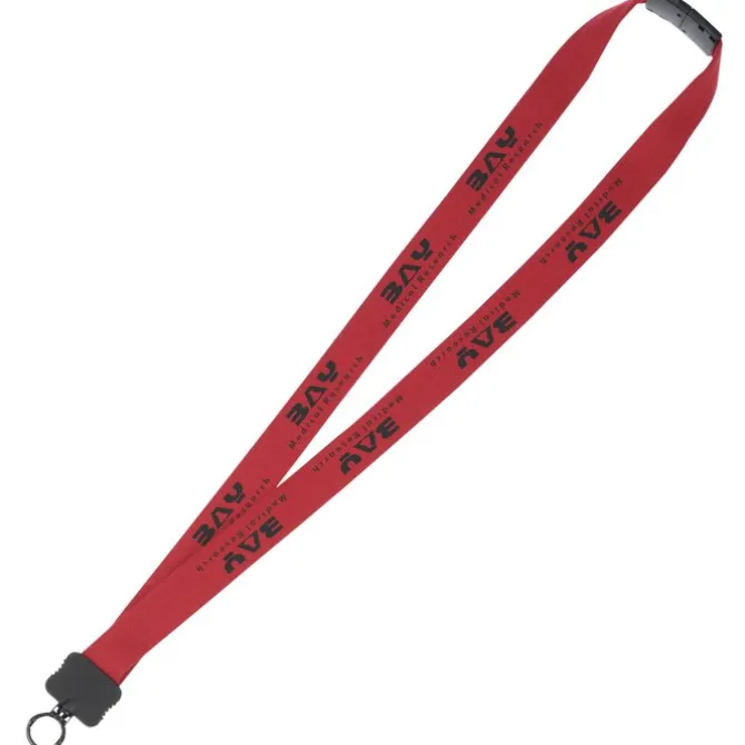 Lanyard with Neck Clasp - 7/8 inches - 32 inches - Plastic O-Ring