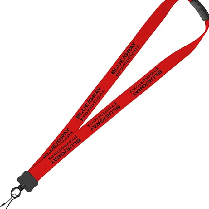 Lanyard with Neck Clasp - 7/8 inches - 32 inches - Metal Swivel Snap Hook - 24 hr