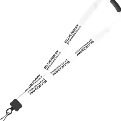 Lanyard with Neck Clasp - 7/8 inches - 32 inches - Metal Swivel Snap Hook - 24 hr