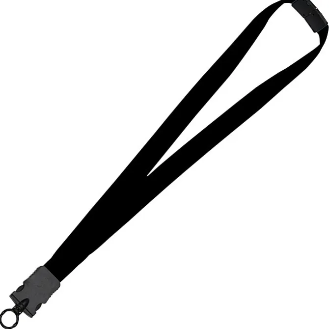 Lanyard with Neck Clasp - 7/8 inches - 32 inches - Snap Buckle Release - 24 hr