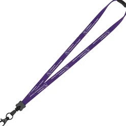 Lanyard with Neck Clasp - 5/8 inch - 32 inches - Large Metal Lobster Claw
