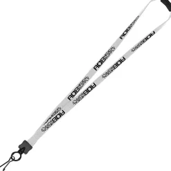 Lanyard with Neck Clasp - 5/8 inch - 32 inches - Metal Swivel Snap Hook - 24 hr
