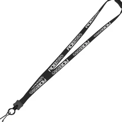 Lanyard with Neck Clasp - 5/8 inch - 32 inches - Metal Swivel Snap Hook - 24 hr