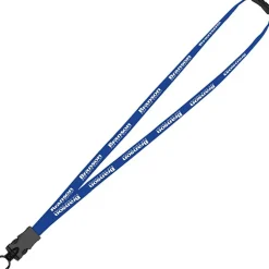 Lanyard with Neck Clasp - 5/8 inch - 32 inches - Snap Buckle Release