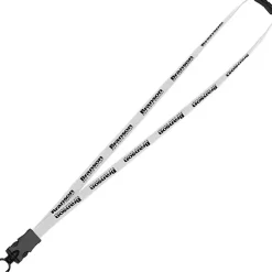 Lanyard with Neck Clasp - 5/8 inch - 32 inches - Snap Buckle Release