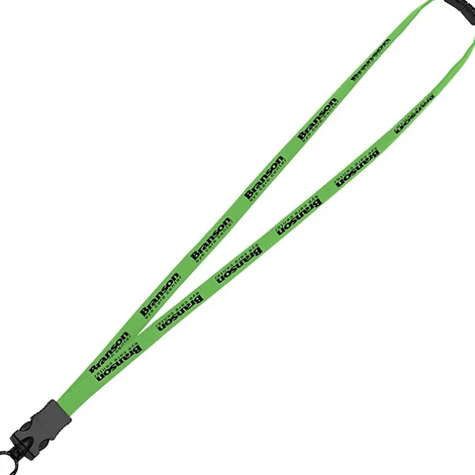 Lanyard with Neck Clasp - 5/8 inch - 32 inches - Snap Buckle Release