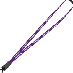Lanyard with Neck Clasp - 5/8 inch - 32 inches - Snap Buckle Release
