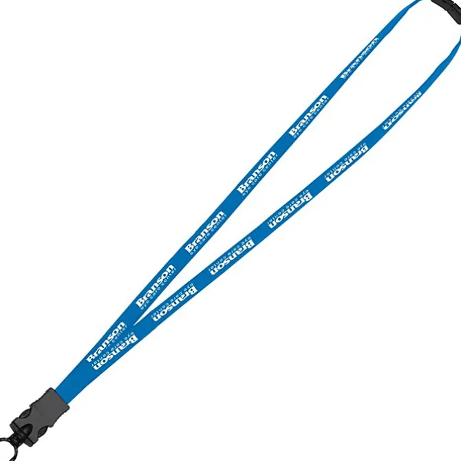 Lanyard with Neck Clasp - 5/8 inch - 32 inches - Snap Buckle Release