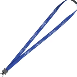 Lanyard with Neck Clasp - 5/8 inch - 32 inches - Plastic O-Ring - 24 hr