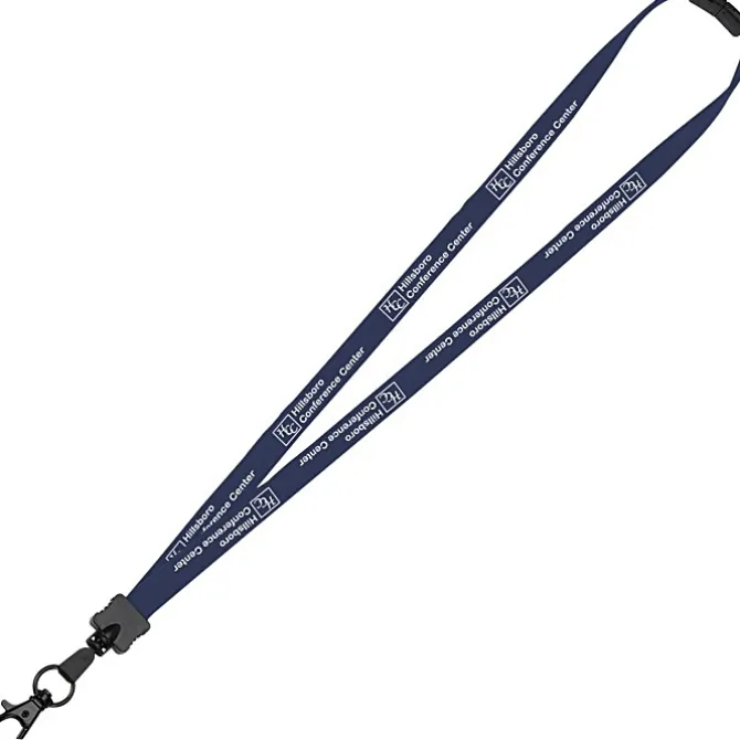 Lanyard with Neck Clasp - 5/8 inch - 32 inches - Large Metal Lobster Claw - 24 hr