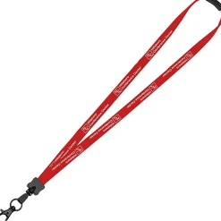 Lanyard with Neck Clasp - 5/8 inch - 32 inches - Large Metal Lobster Claw - 24 hr