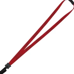 Lanyard with Neck Clasp - 5/8 inch - 32 inches - Plastic Bulldog Clip - 24 hr
