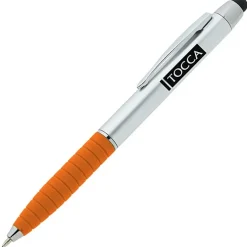 Laos Stylus Twist Pen - Silver - 24 hr
