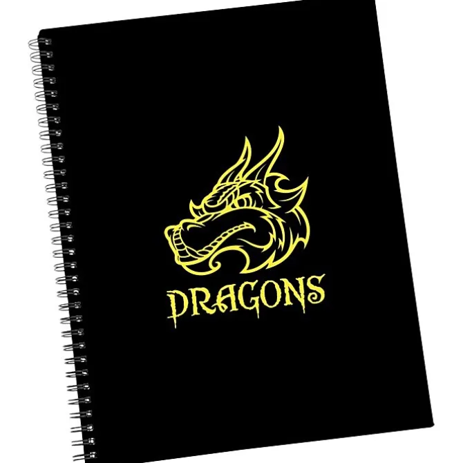 Large Narrow Ruled Spiral Notebook
