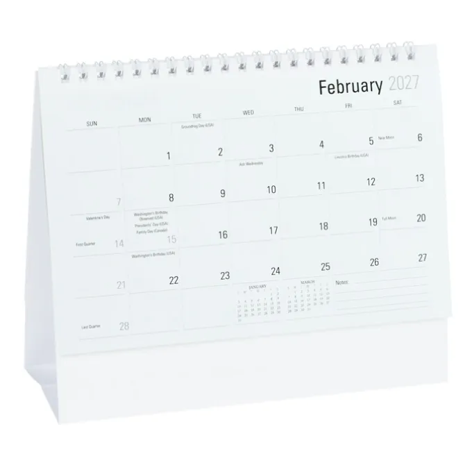 Large Tent-Style Desk Calendar - Full Color