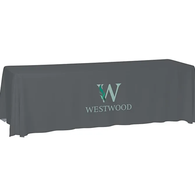 Laser Edge Closed-Back Table Throw - 8 feet