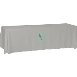 Laser Edge Closed-Back Table Throw - 8 feet