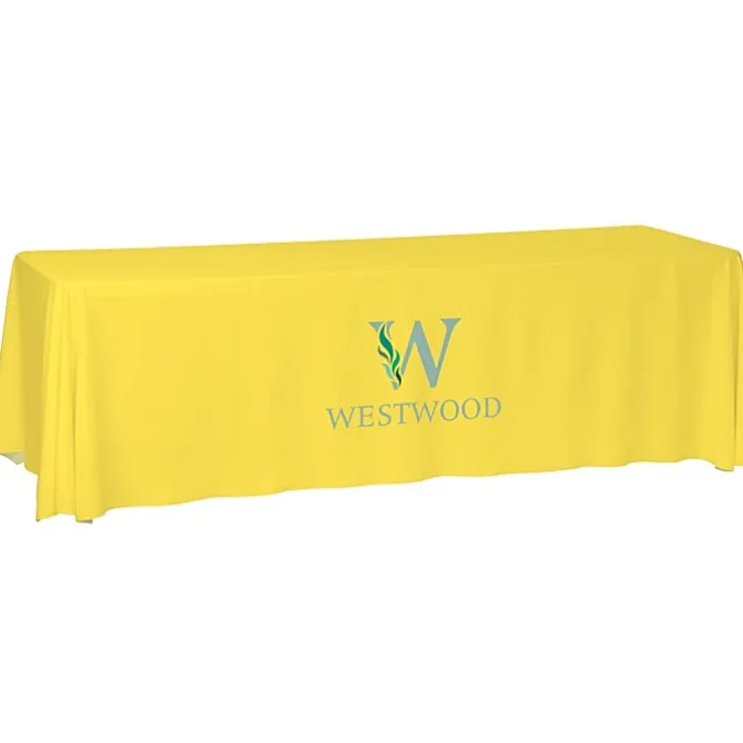Laser Edge Closed-Back Table Throw - 8 feet