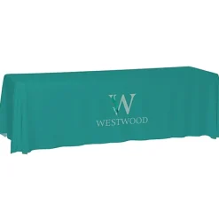 Laser Edge Closed-Back Table Throw - 8 feet