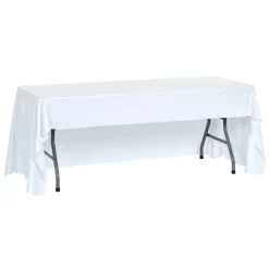 Laser Edge Featherweight Open-Back Table Throw - 6 feet